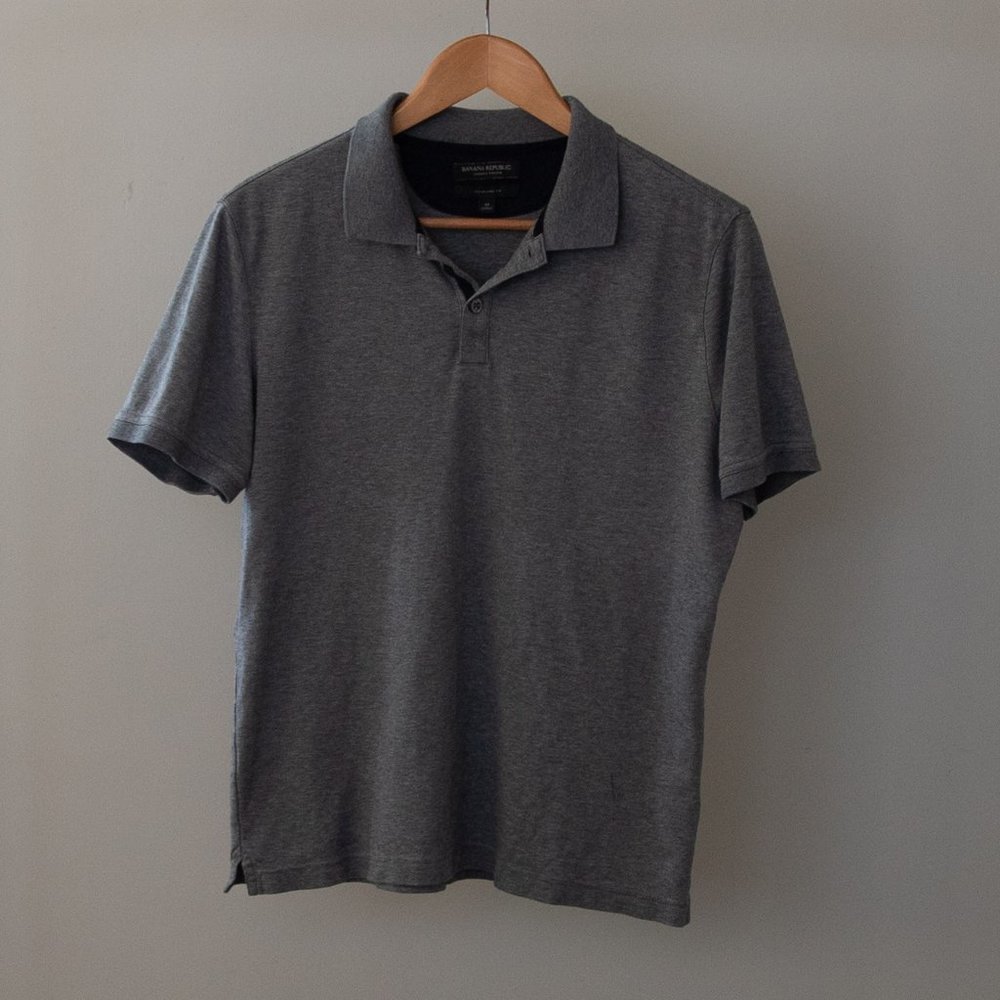 Mens Banana Republic Luxury Touch Polo - Medium